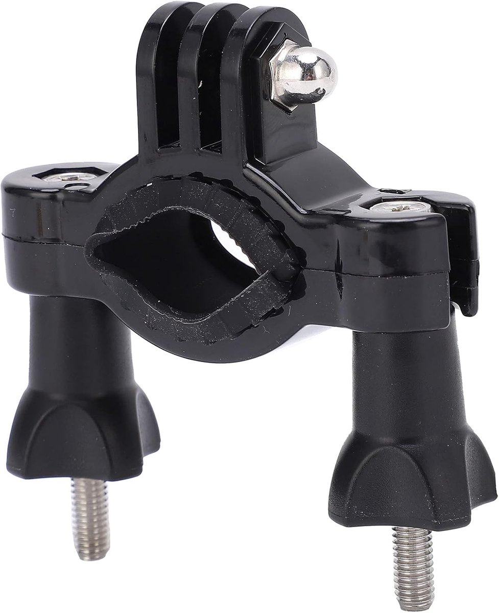 Camera Zadelpen Houder - Fiets Statief Klem - Fietsvideo Opnemen - Verstelbare Grip - 1.5-4cm Diameter - Zwart