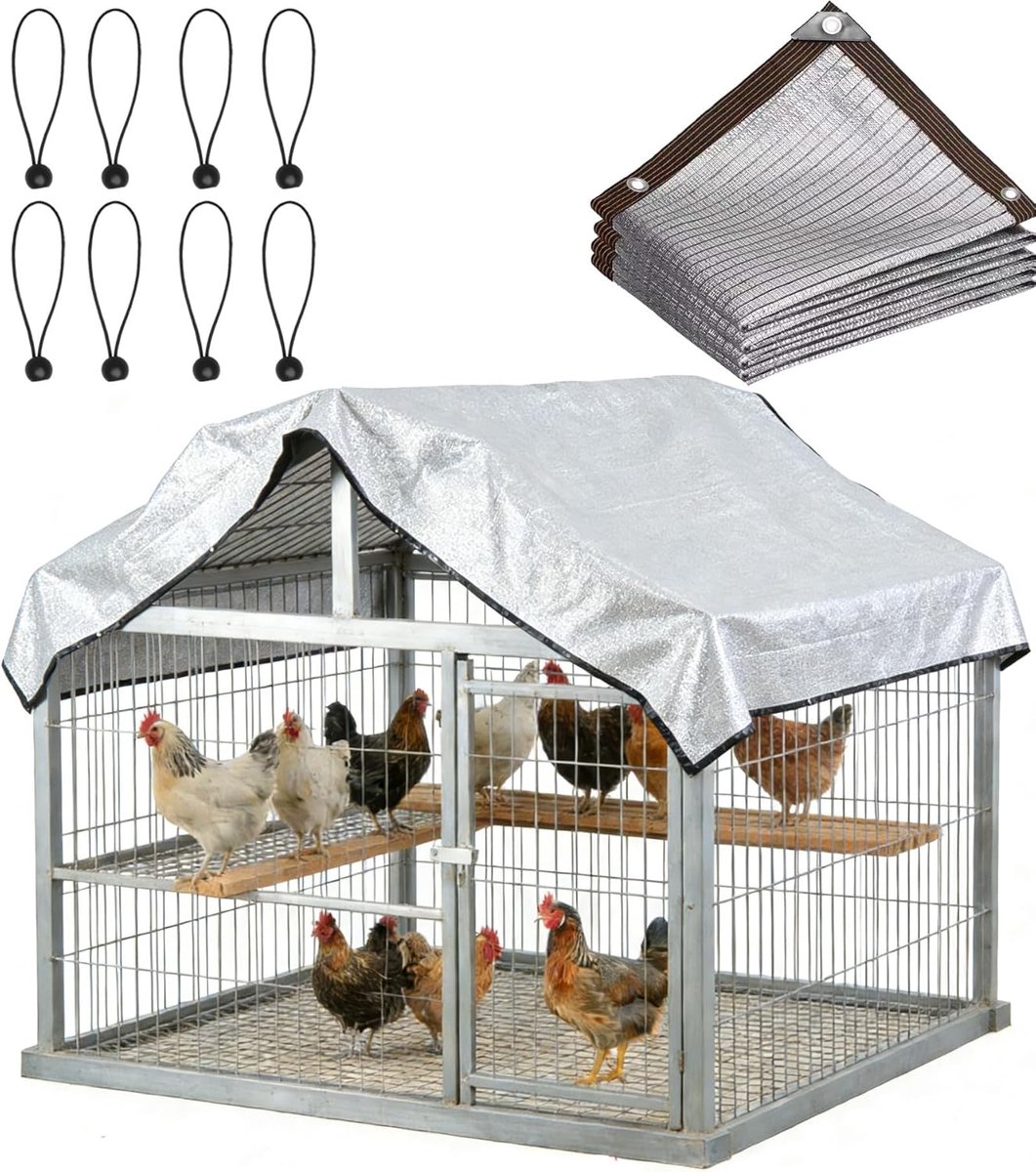 Zonwerend Doek - Schermfolie - Buitenruimte Koelen - 99% UV Bescherming - Op Maat - Aluminium