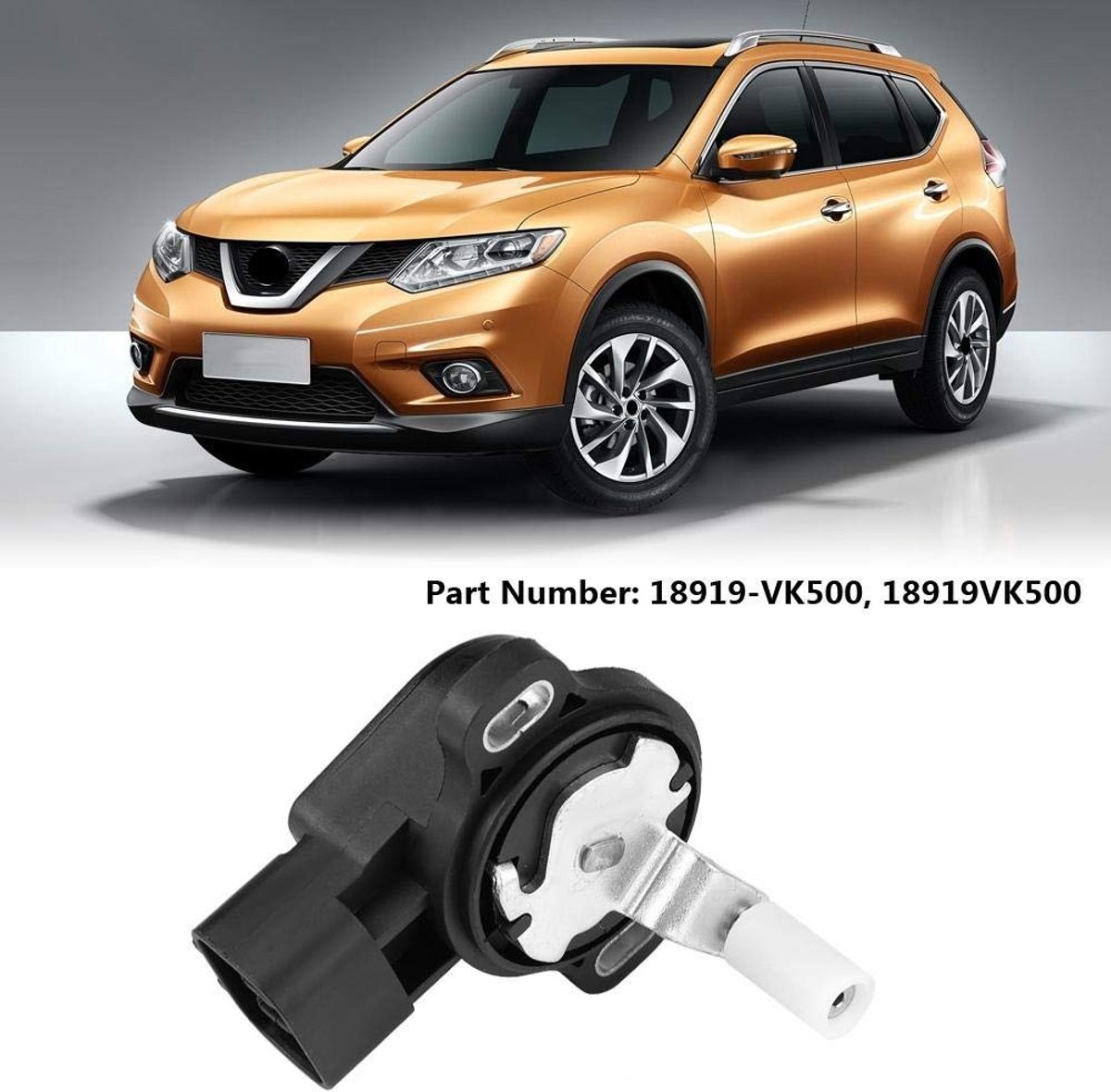 Dailygoods- Gaspedaalsensor Gloednieuw - Positiesensor - Kunststof/Metaal - 6,5 x 6,3 cm - Voor 350Z/Sunny X-Trail - Eenvoudige installatie - Gaspedaal