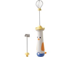 Draadloze handmixer - Elektrische garde - Koffie opschuimen - Stille werking - 30 cm lengte - Meerkleurig