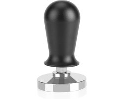 Koffie Tamper - Espresso Pers - Perfect Koffie Zetten - Vlakke Basis - 58MM - Zwart