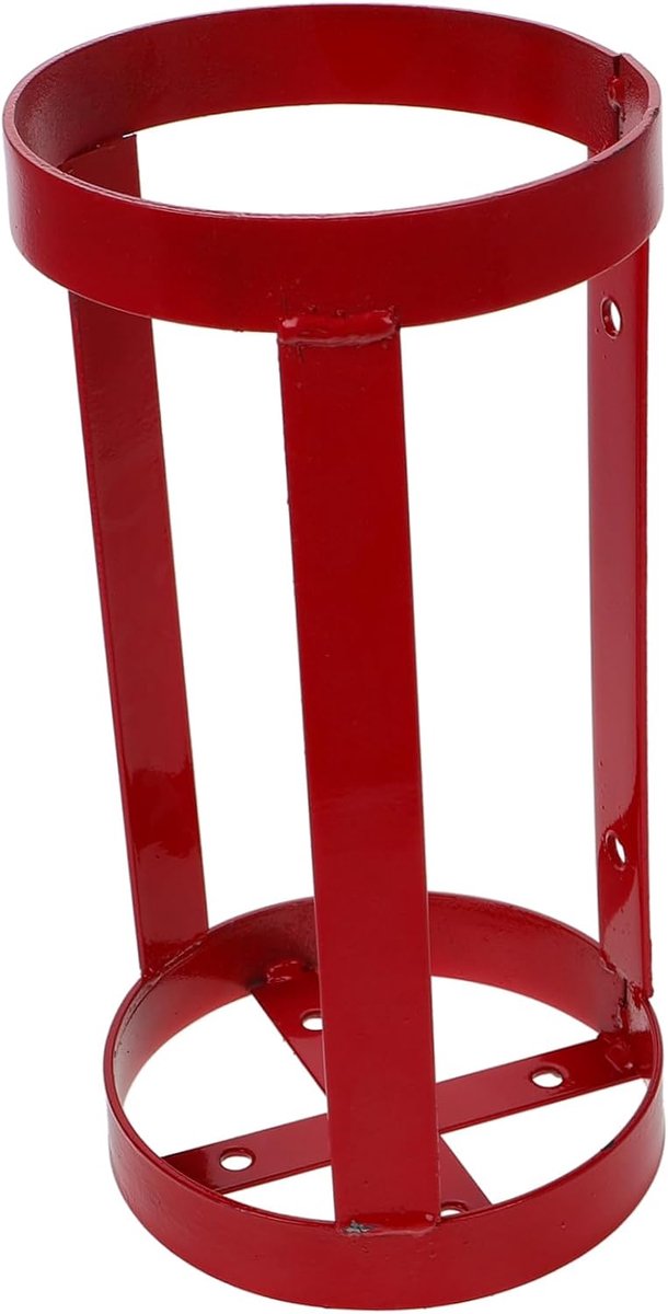 Brandblusser Beugel - Blusser Houder - Veilige Opslag - Stabiele Robuuste Constructie - 28cm Lengte - Rood