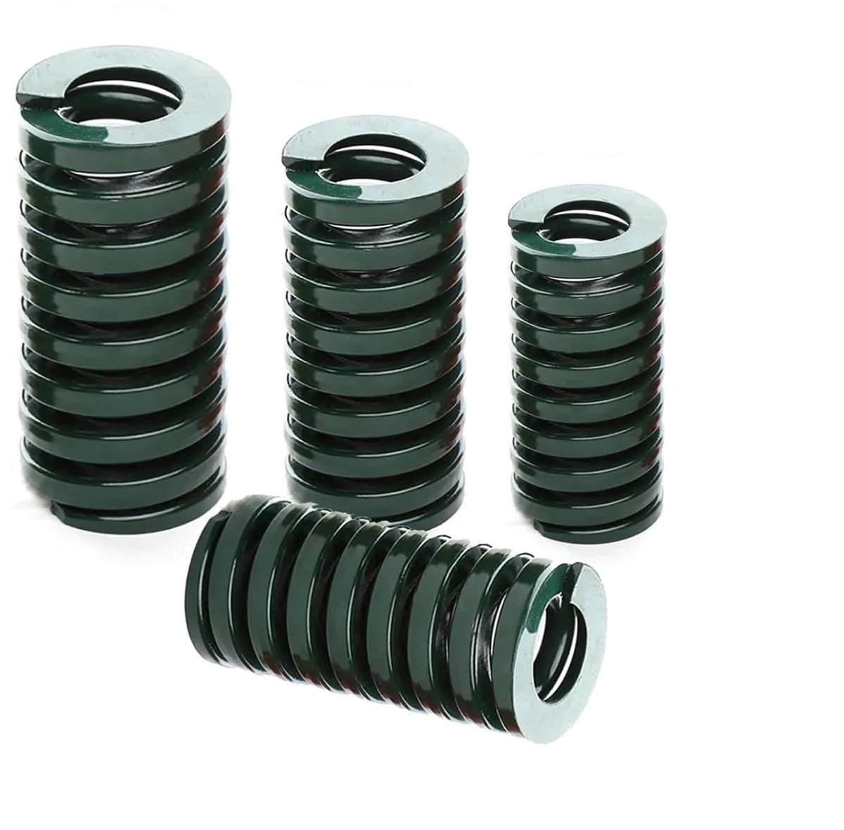 Drukveer Vormveer - Compressieve Lente - Zware Lasten Dragen - Roestvrij Staal - 20 mm ID 10 mm - Groen