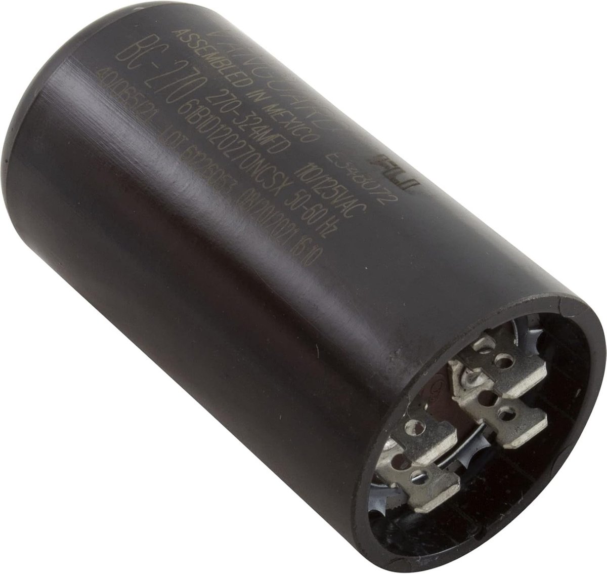Start Condensator - Motor Condensator - Motor Starten - Hoge Capaciteit - 270-324 MFD - Zwart