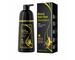 Haarverf Shampoo - 500ml - Zwart - 5 Minuten Directe Kleurshampoo - Dexe