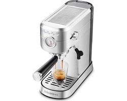 Espressomachine - Koffiezetapparaat - Thuis barista - 20 Bar druksysteem - 1L waterreservoir - Zilver