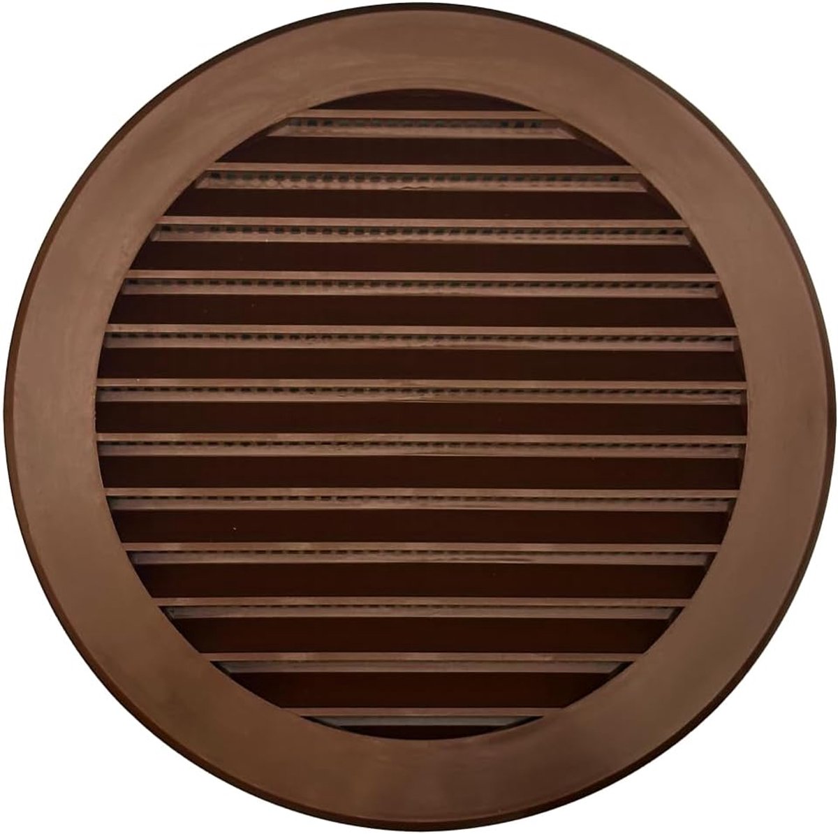 Ventilatierooster - Afvoerluchtrooster - Ventilatie - Insectenbescherming - Ø 125 mm - Bruin