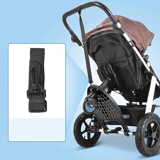 Meerijdplankje Met Zitje - Buggy Board - Kinderplank Staand Plankje - Kinderen Staan ​​Op Pedalen - Hulppedaal voor kinderwagen — afbeelding 5