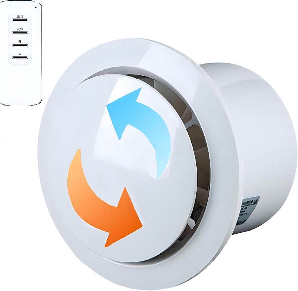 Badkamer Ventilator - Afzuigventilator Keuken - Lucht Zuiveren - Stille Werking - 150 mm -