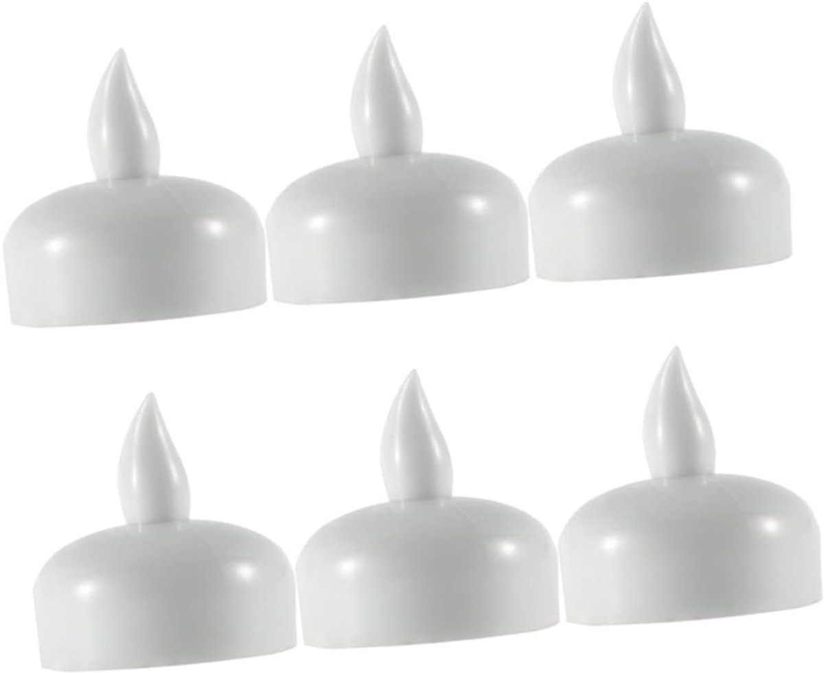 Led Kaarsen - Drijvende Verlichting - Decoratief Gebruik - Waterdicht Ontwerp - 4x4x4cm - Wit