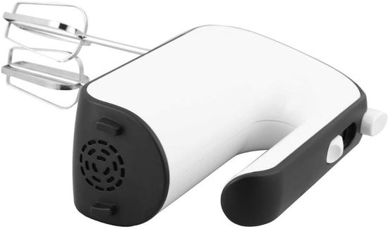 Elektrische Handmixer - Keukenmixer Garde - Bakken en Koken - 5 Snelheden Turbo - 200 Watt - Wit — afbeelding 5
