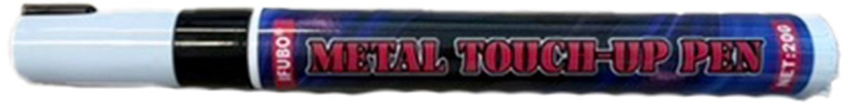 Metaalstift / Zwarte metaal stift / Beschadigd metaal bijstippen / Zwarte stift voor metalen oppervlakte