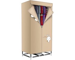 Kleine Droger Machine - Elektrische Kledingdroger - Snel Kleding Drogen - Compact Ontwerp - 30 Kilogram Capaciteit - Bruin