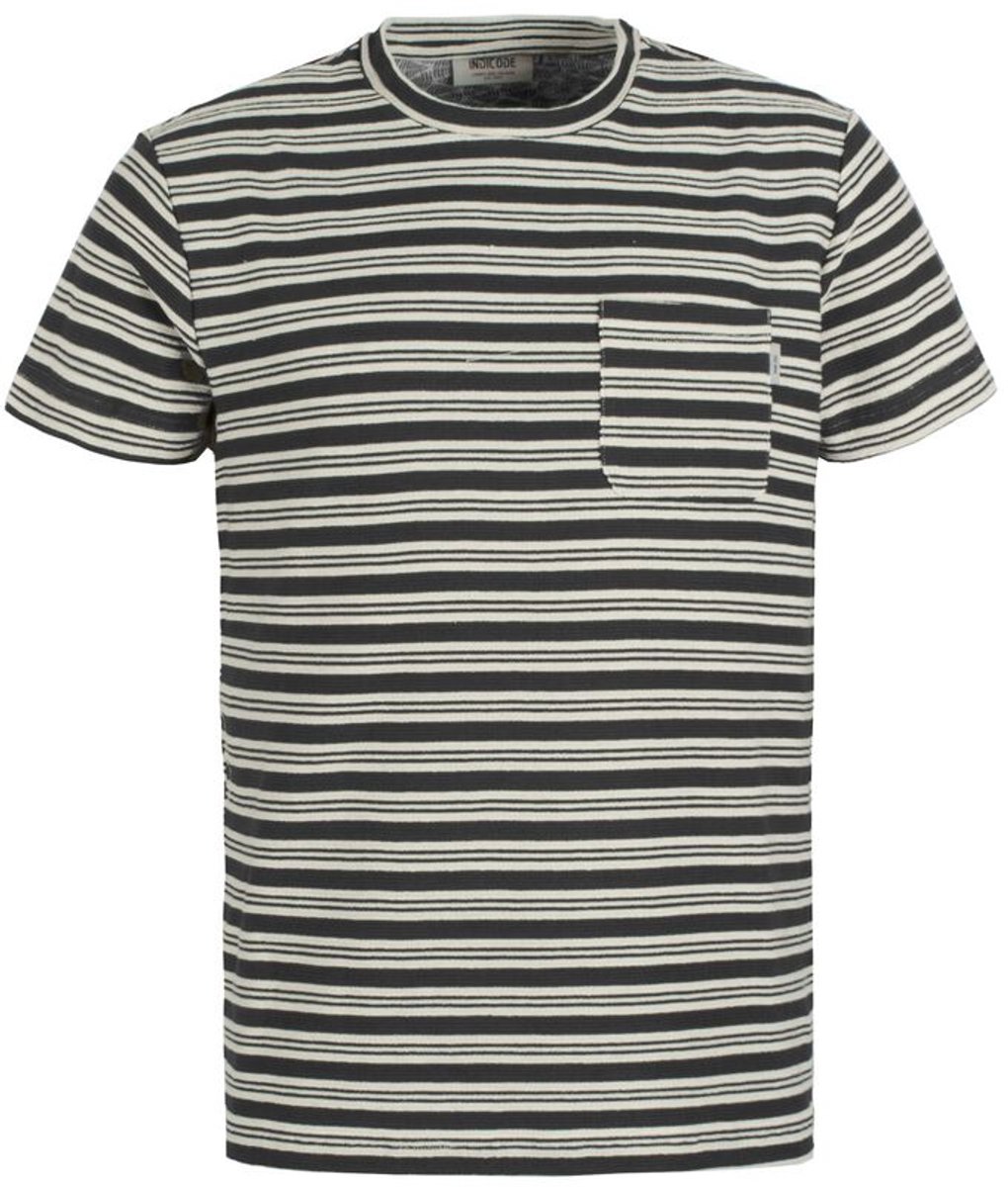 Indicode INDrip Heren T-shirt - zwart - M