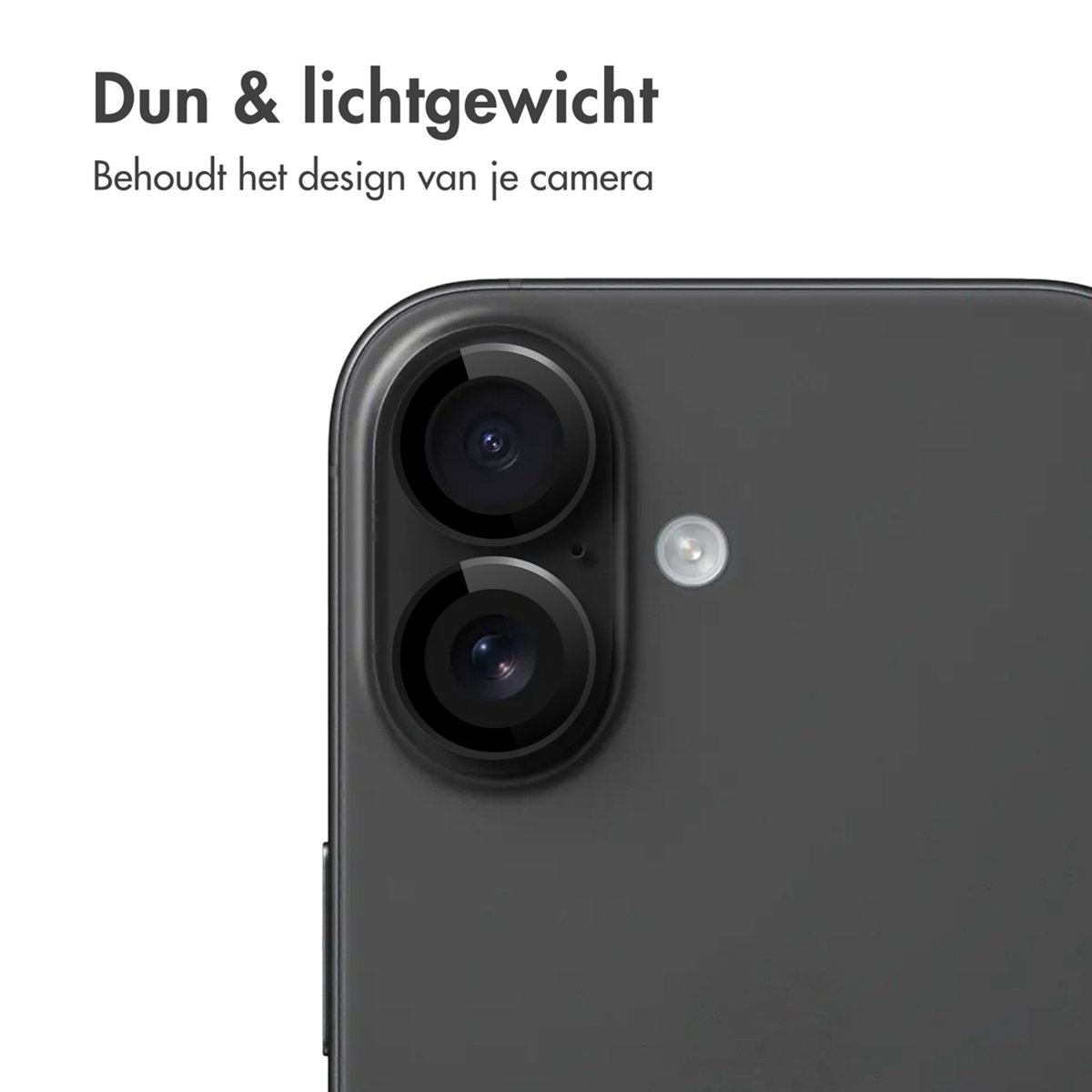 imoshion Camera Lens Protector - Geschikt voor Apple iPhone 17 / 16 Plus / 16 - 2 Pack - Zwart — cadeau in Cadeau-ideeën - foto 6