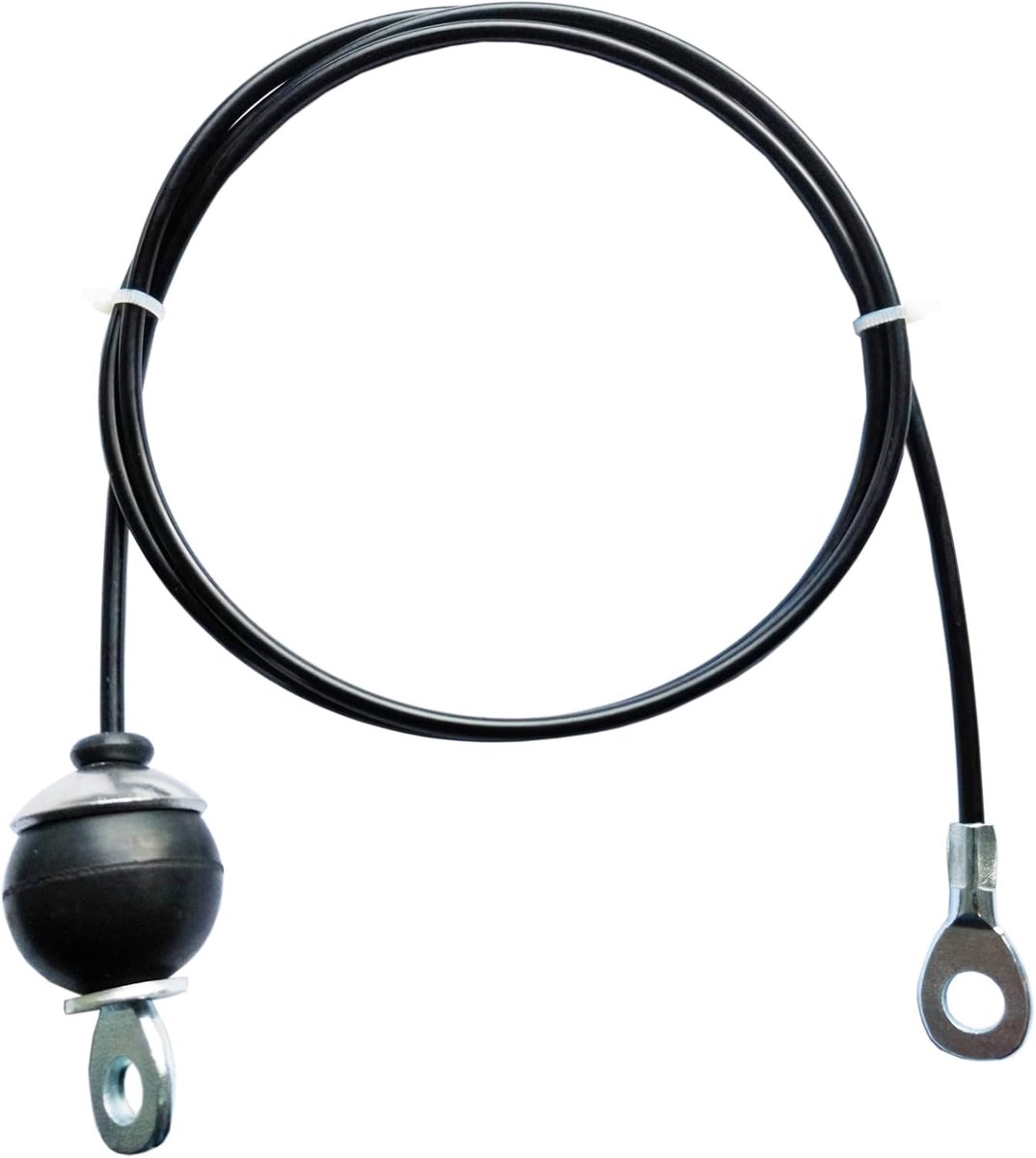 Fitness Katrol Kabel - Home Gym Kabel - Fitness Oefeningen - Heavy Duty Ontwerp - 79 inch - Zwart