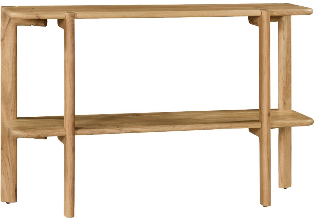 sweeek - Sidetable van acaciahout met 2 niveaus - reva