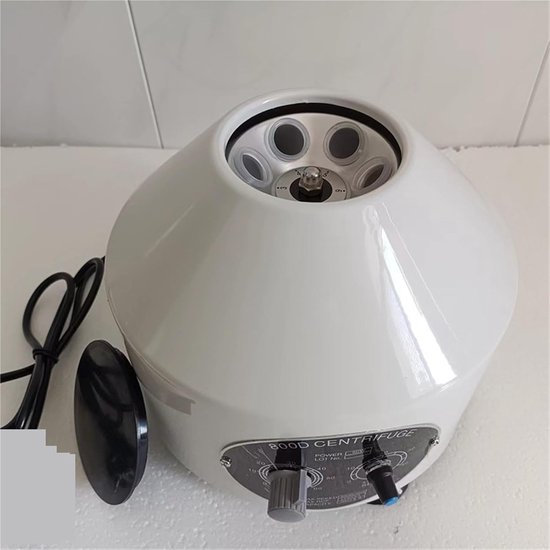 Elektrische Centrifuge - Laboratorium Apparaat - Monster Scheiding - Compact Ontwerp - 6x20ml Rotor - Grijs — afbeelding 2