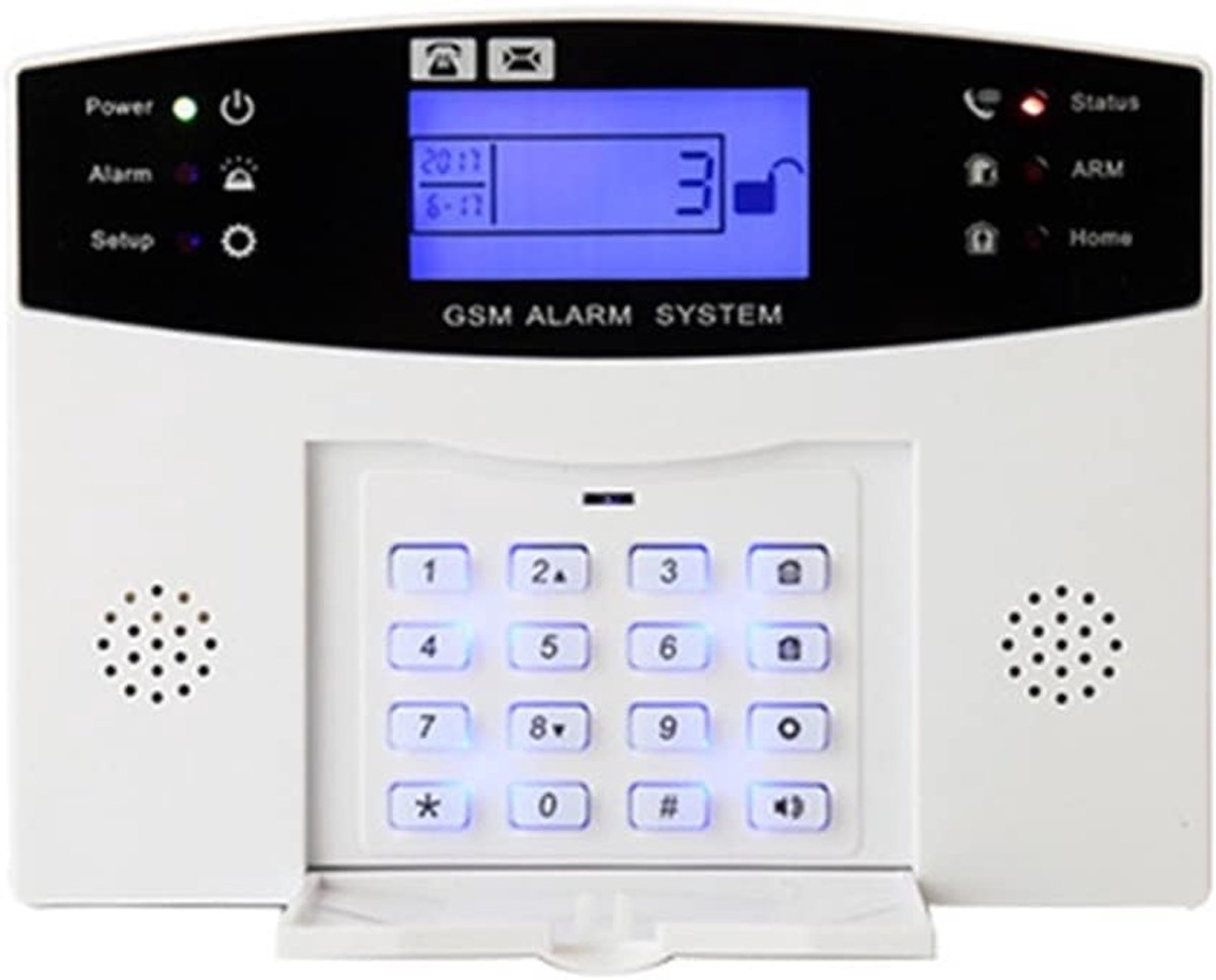 Draadloos Alarmsysteem - Smart Home Beveiliging - Huis Beveiligen - Mobiele Meldingen - 99 Zones - A
