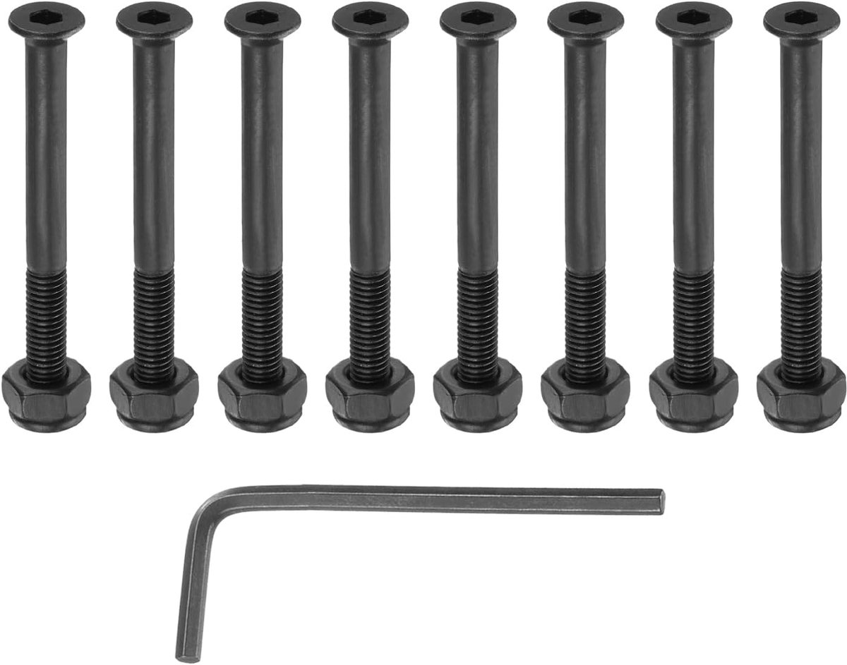 Skateboard Bouten Onderdelen Set Board Reparatie Inclusief Sleutel 2 Inch Lengte