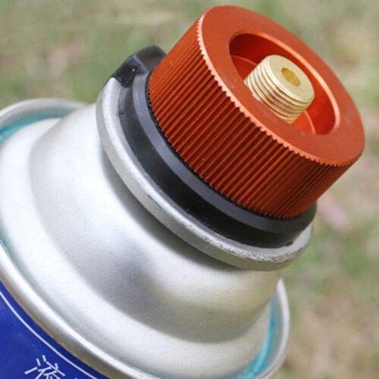 Dailygoods - Camping gasadapter - Gasbus navuladapter - Ideaal voor kamperen - Oranje - Split-type gasflesadapter - Geschikt voor outdoor activiteiten... van Dailygoods — afbeelding 3