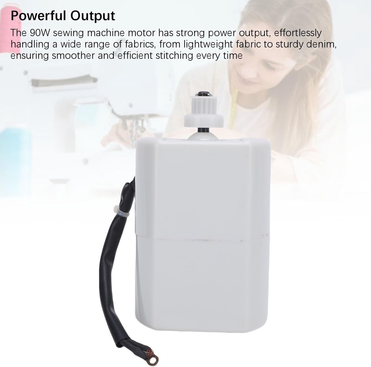 Dailygoods - 90W Naaimachine Motor met Sterke Vermogen