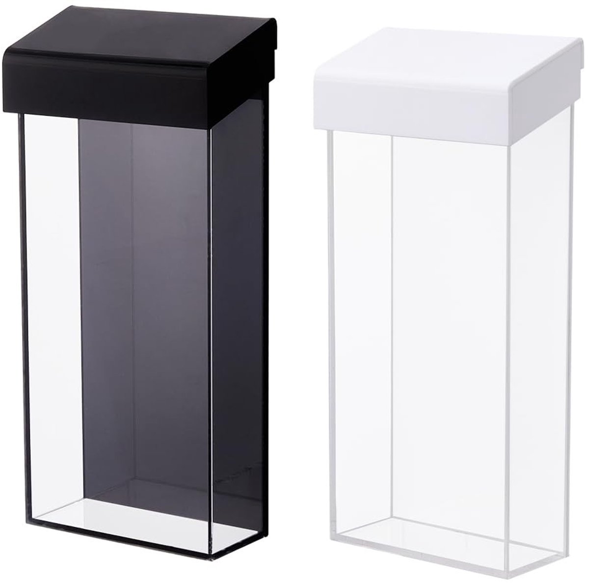 Dailygoods - 2 Stuks Waterdichte Acryl Documentenhouder - Wandmontage voor Flyers en Menukaarten