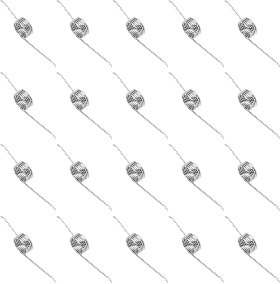Dailygoods- Drukprullenbak - 20Pcs Drukveer - Roestvrij Staal