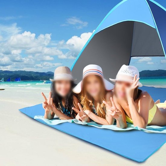 Tent - Snel te openen tent - Strandtent - Voor 2-3 personen - Blauw, 1 stuk van Merkloos — afbeelding 4