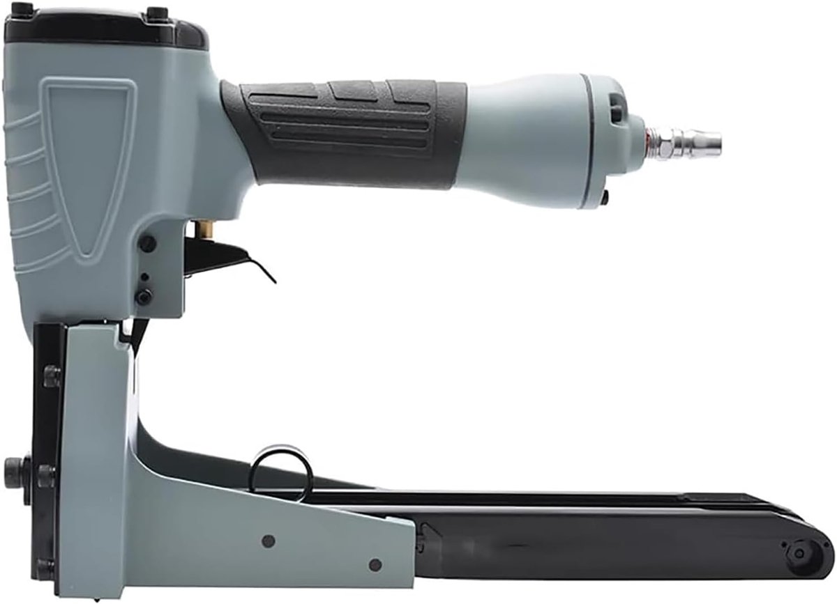 Pneumatische nietmachine - Luchtnietmachine karton - Dozen sluiten - Instelbare diepte druk - 35mm nietbreedte - Metaal