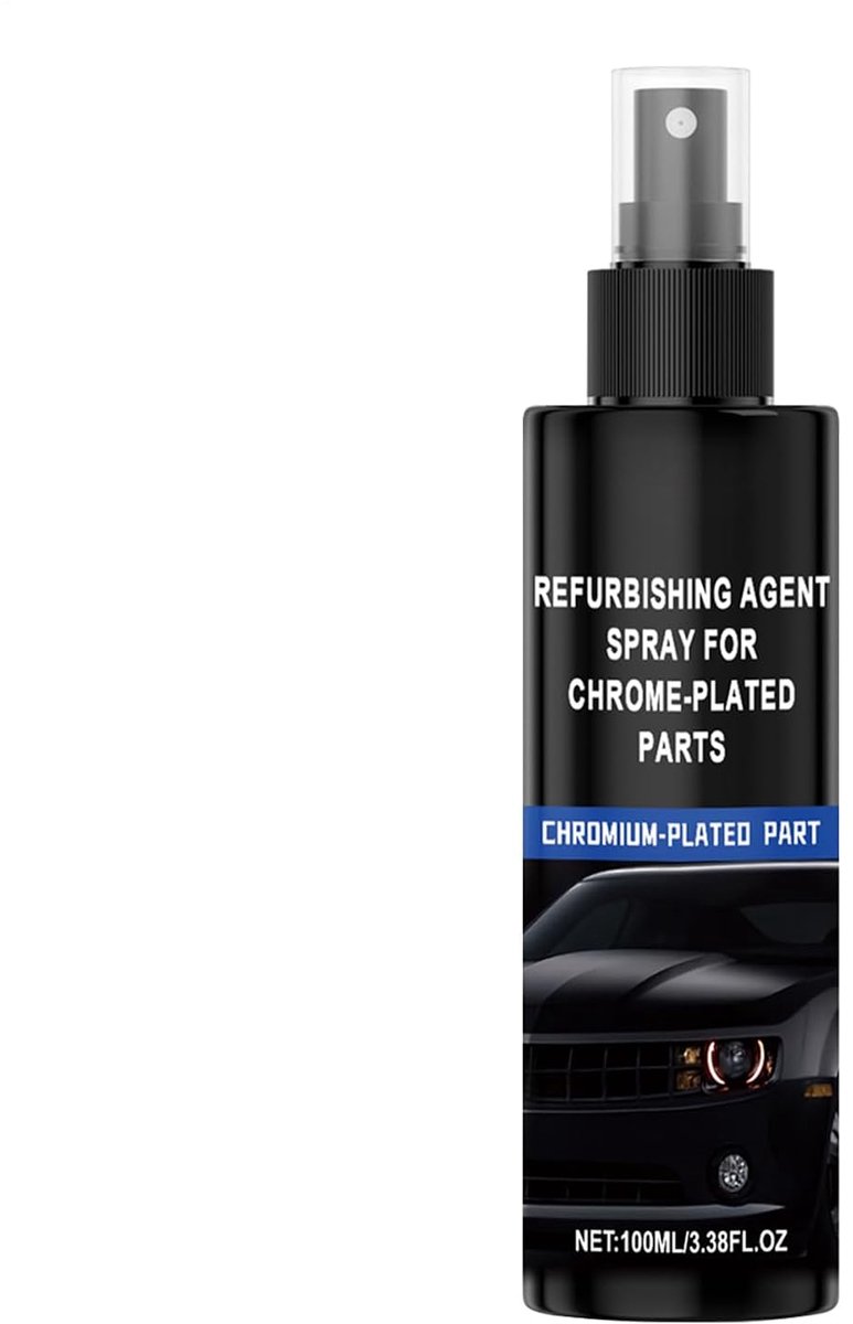 Chroom Renovatie Spray - Metaal Glans Herstel - Onderdelen Opknappen - Waterbestendige Bescherming - 100 ml - Transparant