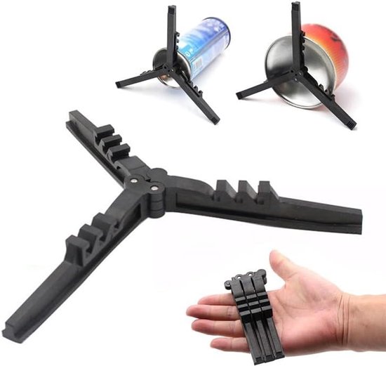 Outdoor Gas Cilinder Houder - Opvouwbaar Statief - Stabiele Basis - Lichtgewicht Ontwerp - 12 x 2 x 1.7 cm — afbeelding 4