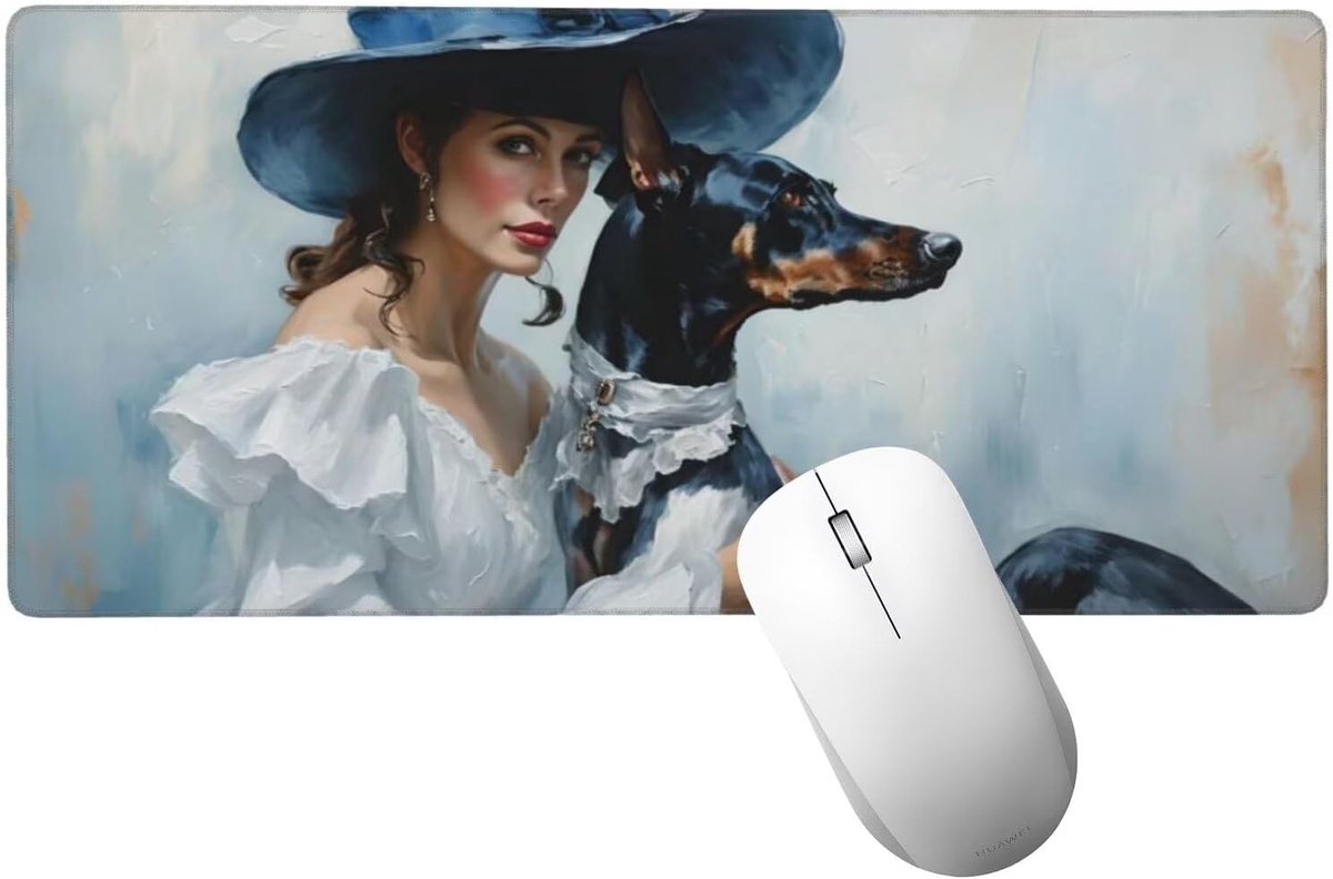 XXL Muismat - Grote bureauonderlegger - Comfortabel werken - Waterproof en afwasbaar - 140 x 60 cm - H-629