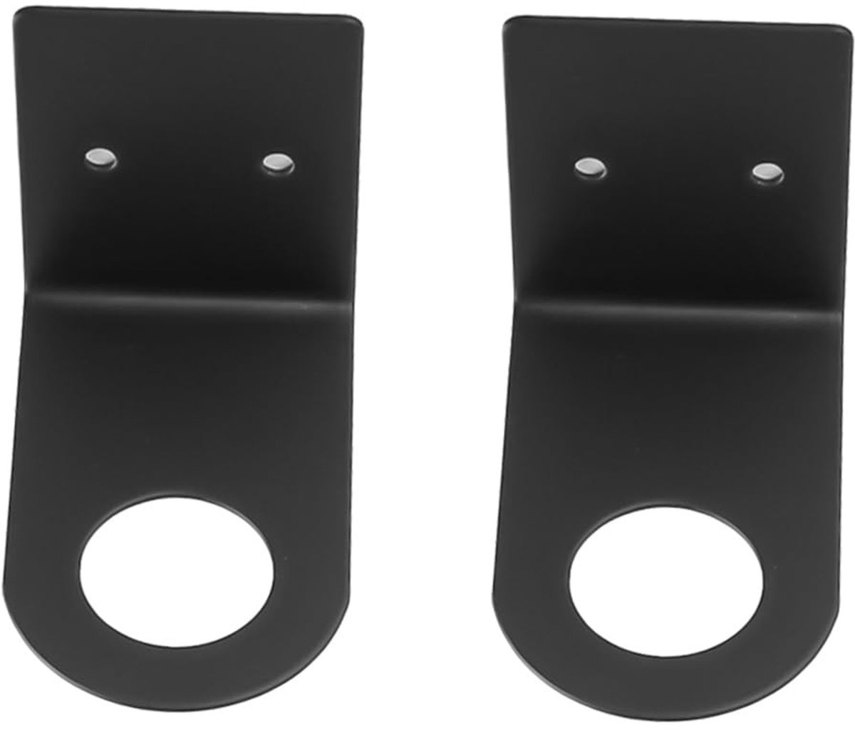 Dailygoods- Zeepdispenserhouder 2-pack - Wandhouder - Roestvrij Staal - Keuken/Badkamer - Open Ontwerp - Ruimtebesparend