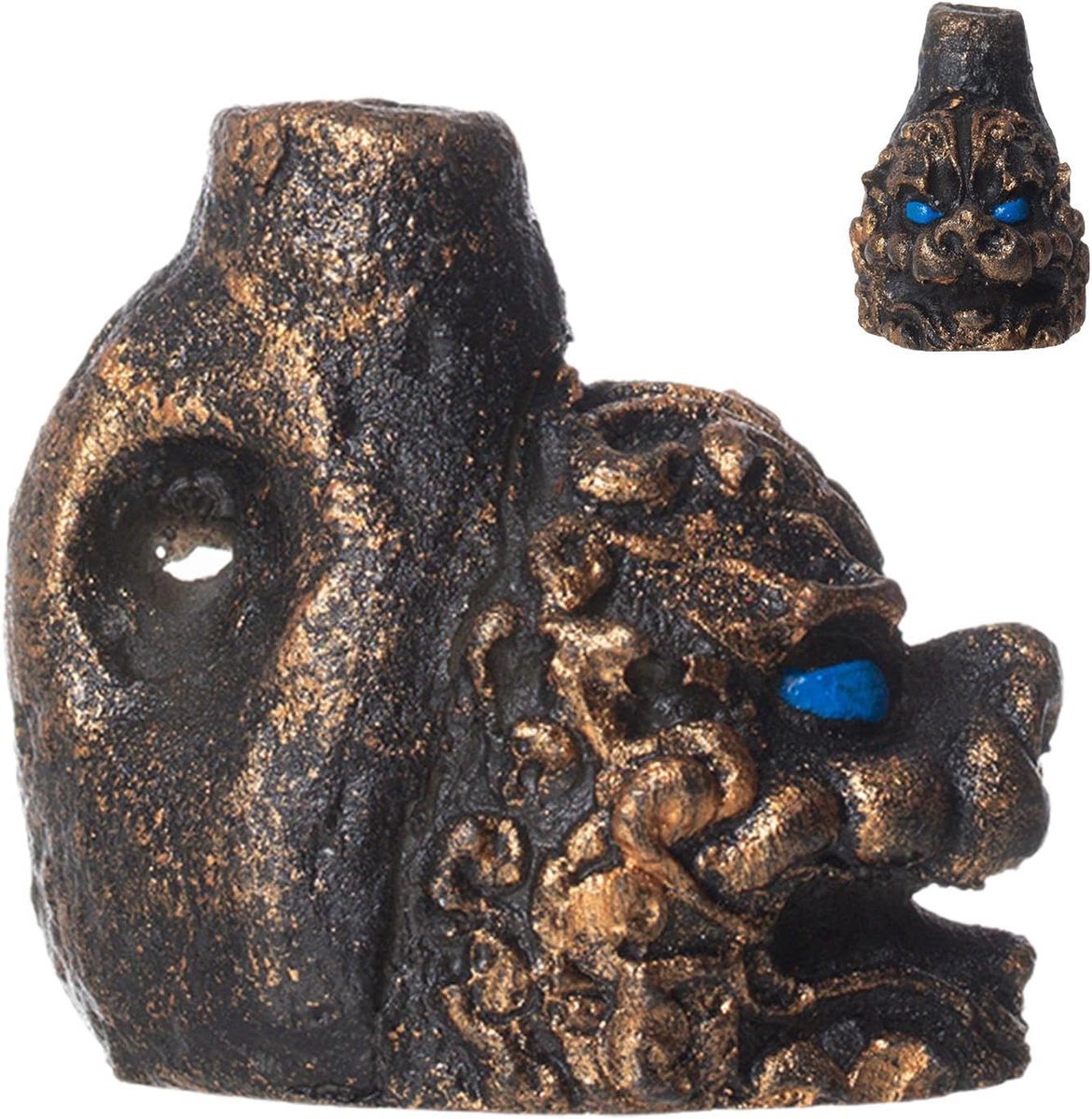 Halloween Fluitjes - Grap Speeltje - Feest Sfeer - Eng Geluid - 6 x 6 x 4 cm - Goud