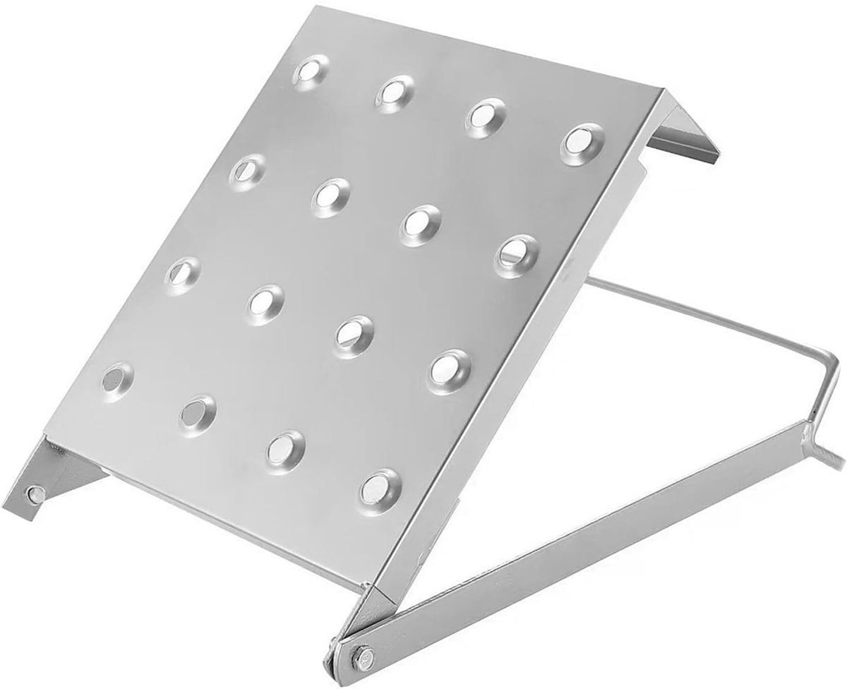 Werkplatform Ladder - Ladder Stabilisator - Veilig Klussen - Dubbelzijdige Stabiliteit - 30x265 cm Werkblad - Zilver