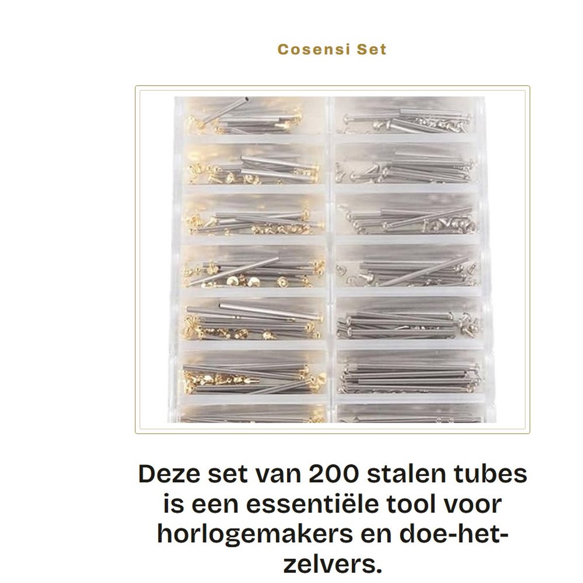 Dailygoods- Horloge Gereedschap - Multifunctionele Horloge Buizen - Bandvervanging - Reparatie Tool - Elegant Ontwerp - Must-have voor Horlogemakers - Horlogeaccessoires