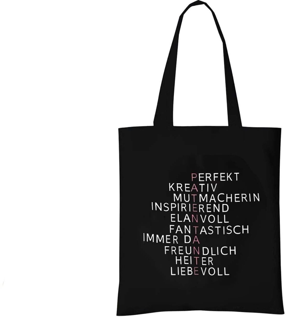 Dailygoods - Handtas voor Doopmeter - Duurzame Katoenen Shopper - Perfect Cadeau voor Moeders - 35x40cm - Milieuvriendelijk - Cadeau voor Moeder - Doo...