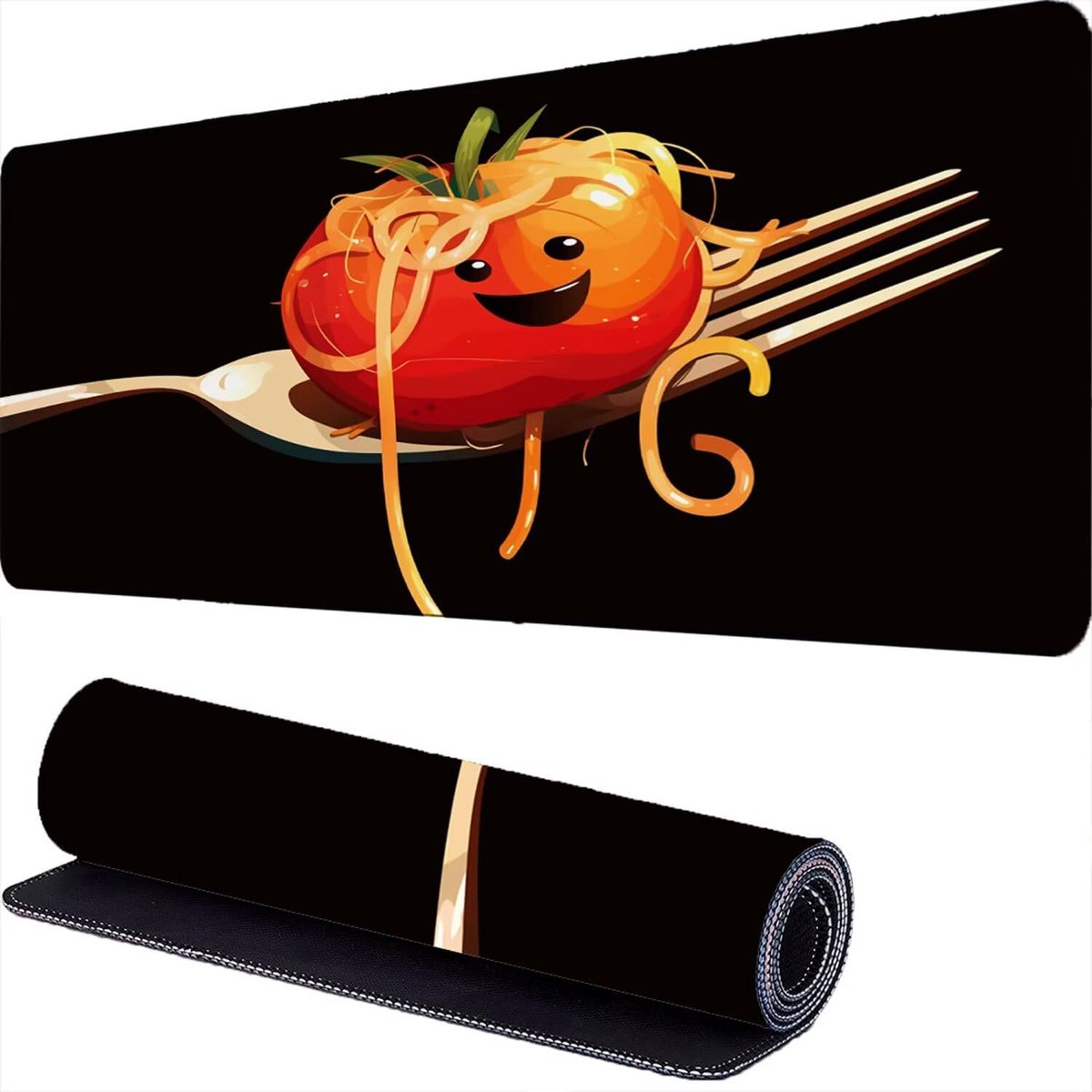 Grote Muismat - Bureaumat Bureauonderlegger - Comfortabel Werken - Antislip Rubberen Basis - 150x80 cm - Rood