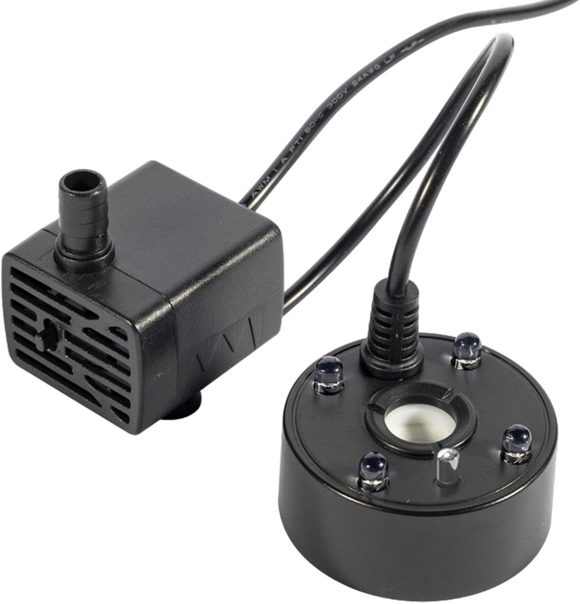 Mist Maker - Water Verdamper - Decoratieve Sfeer - Geavanceerde Ultrasone - 8.99 x 5 cm - Zwart