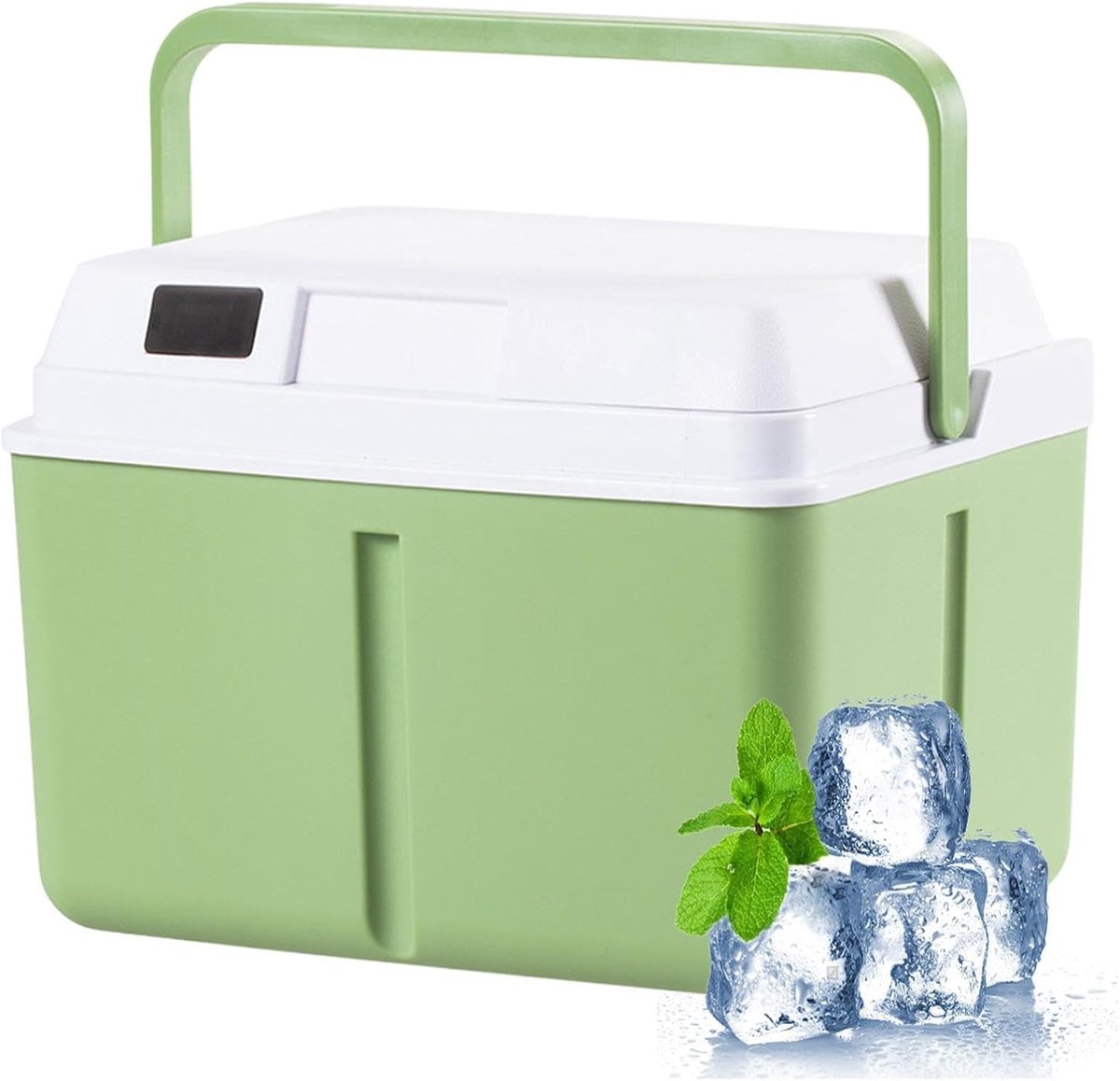 Kleine koelbox - Draagbare cooler - Buitenactiviteiten - Robuuste constructie - 5 liter - Wit