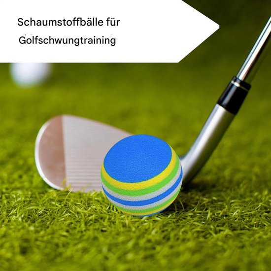 Spons golfballen - Zachte oefenballen - Binnen trainen - Veilig EVA-schuim - 10 stuks - Briljant van Srixon — afbeelding 5