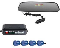 Parkeersensoren Auto - Achteruitrij Radar - Veilig Parkeren - Waterdichte Detector - 0-2.0m Bereik - Blauw