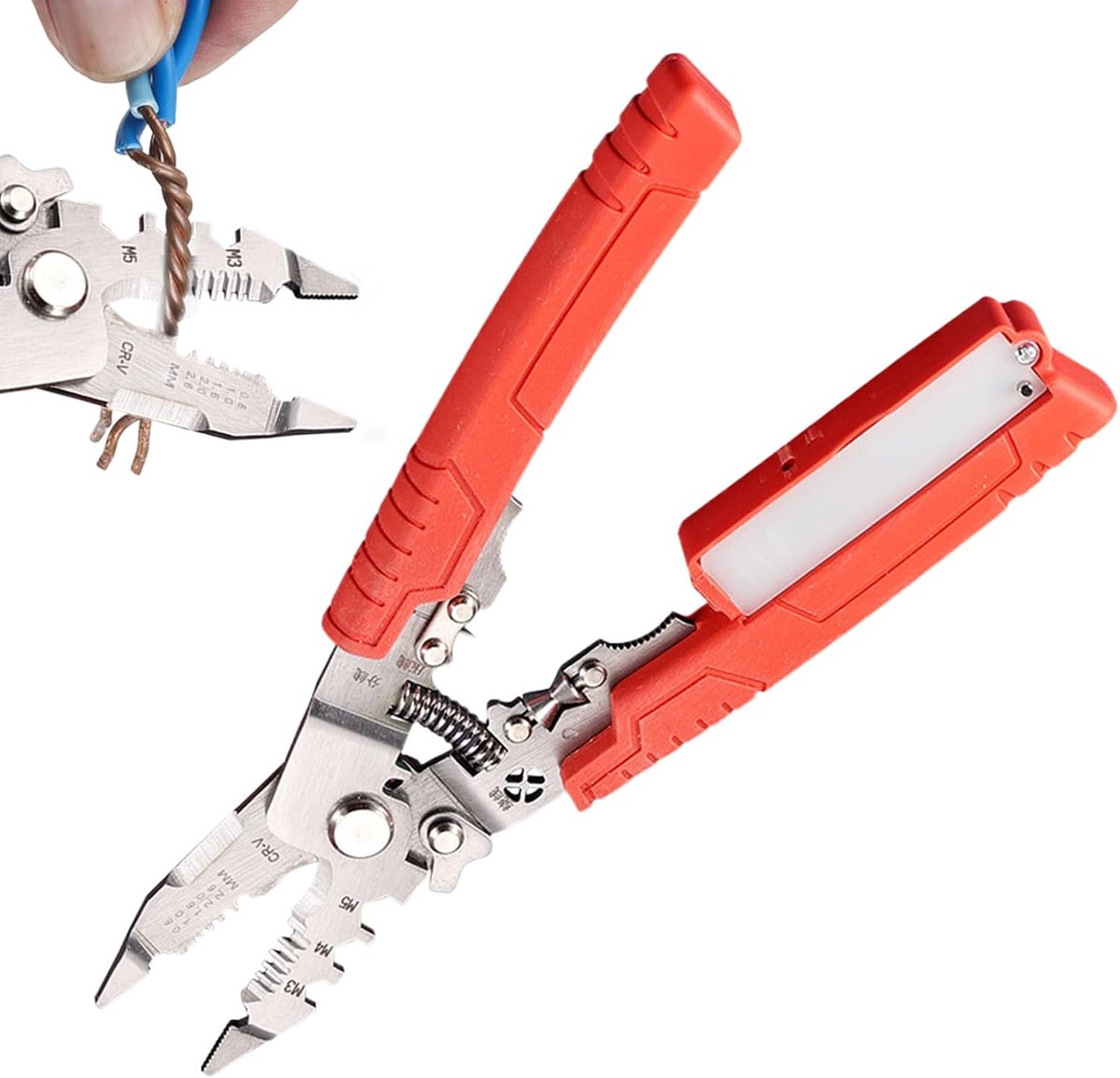 Elektrische Kabelstripper - Draadstripper Tester - Bedrading Werkzaamheden - Geïntegreerde Functies - 213 cm Lengte - Zwart