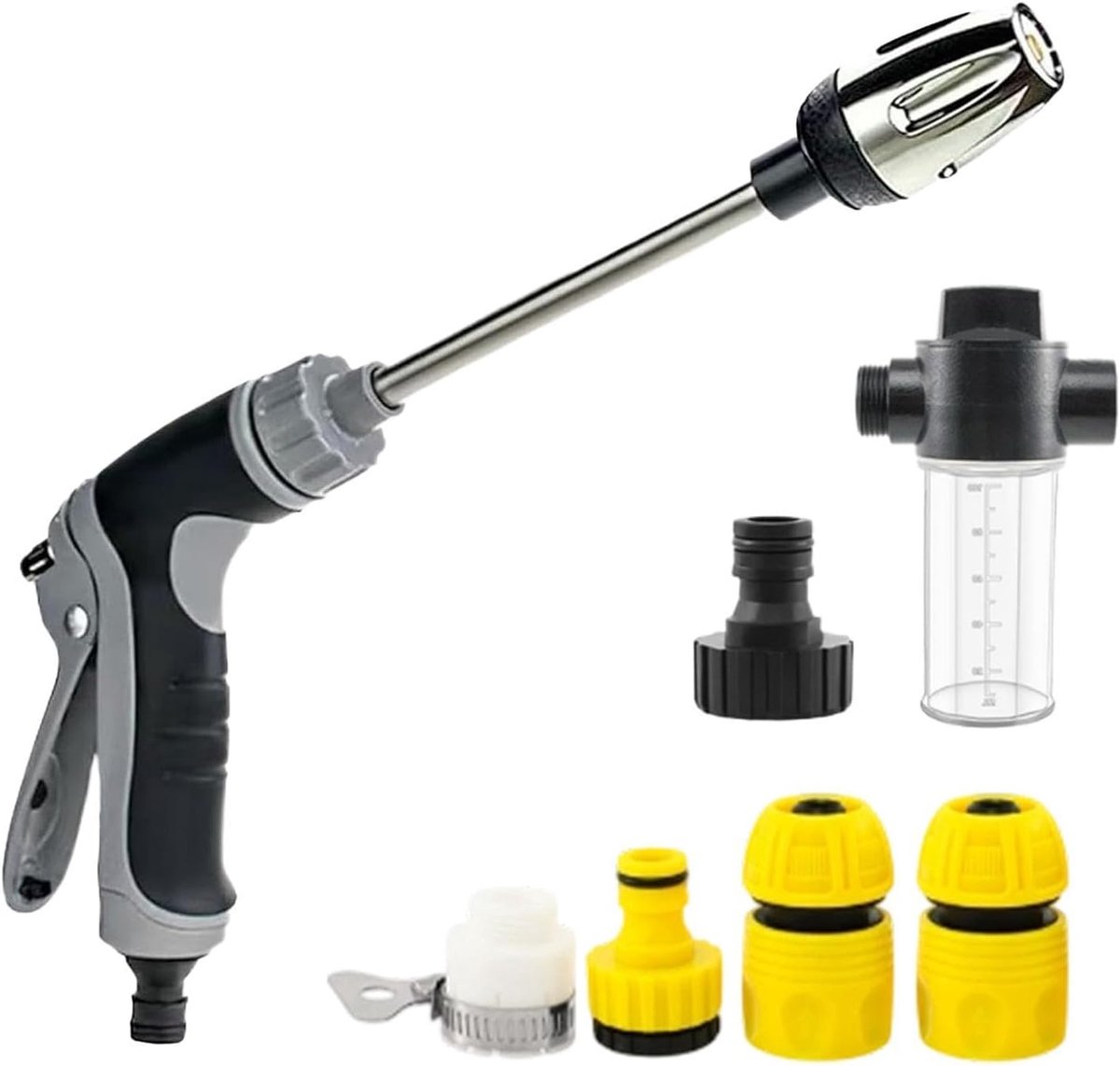 Hogedrukreiniger - Slangsproeier Buiten - Opritten Reinigen - 14 Inch Reinigingsbreedte - 36 cm - Set A