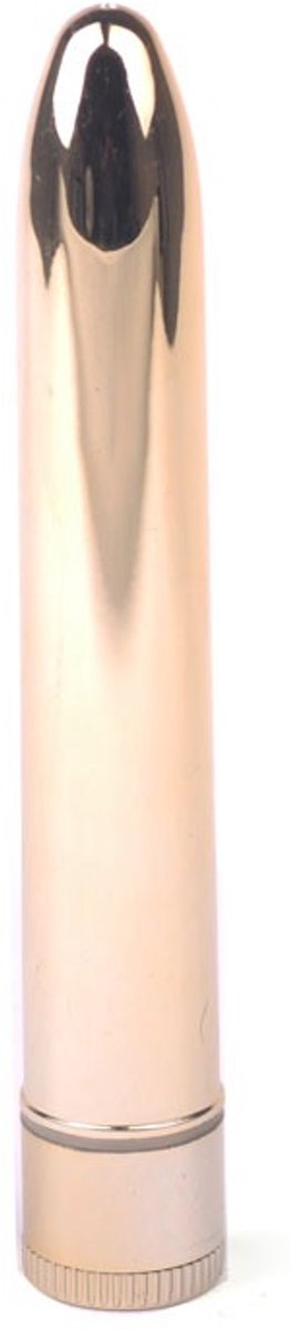 Classic Vibrator Gold - Klassieke vormgeving - Gebruiksvriendelijk - Stimulerend voor vrouwen - Meerdere standen - Inclusief batterijen - Stimulerend voor clitoris - Waterproof - Goud - ABS plastic