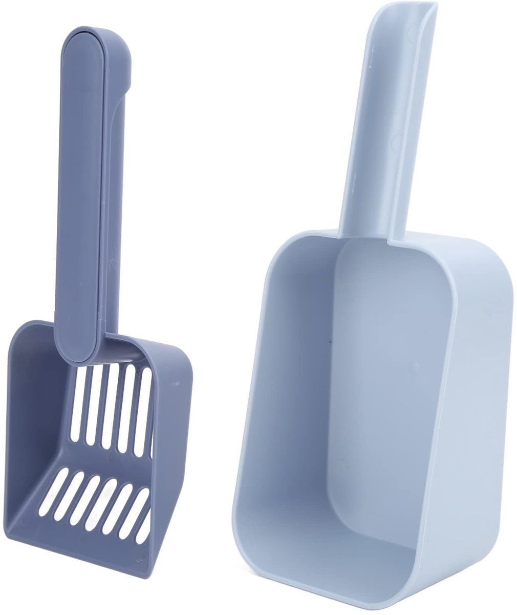 Dailygoods- Kattenbakvulling Schop - Kattenbakvulling - Gecentraliseerde Afvalverwijdering - Ergonomisch Ontwerp - Gebogen Schopoppervlak - Handig in Gebruik - Kattenbakschop