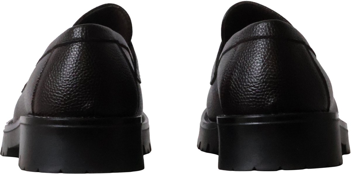 Lage leren mocassin