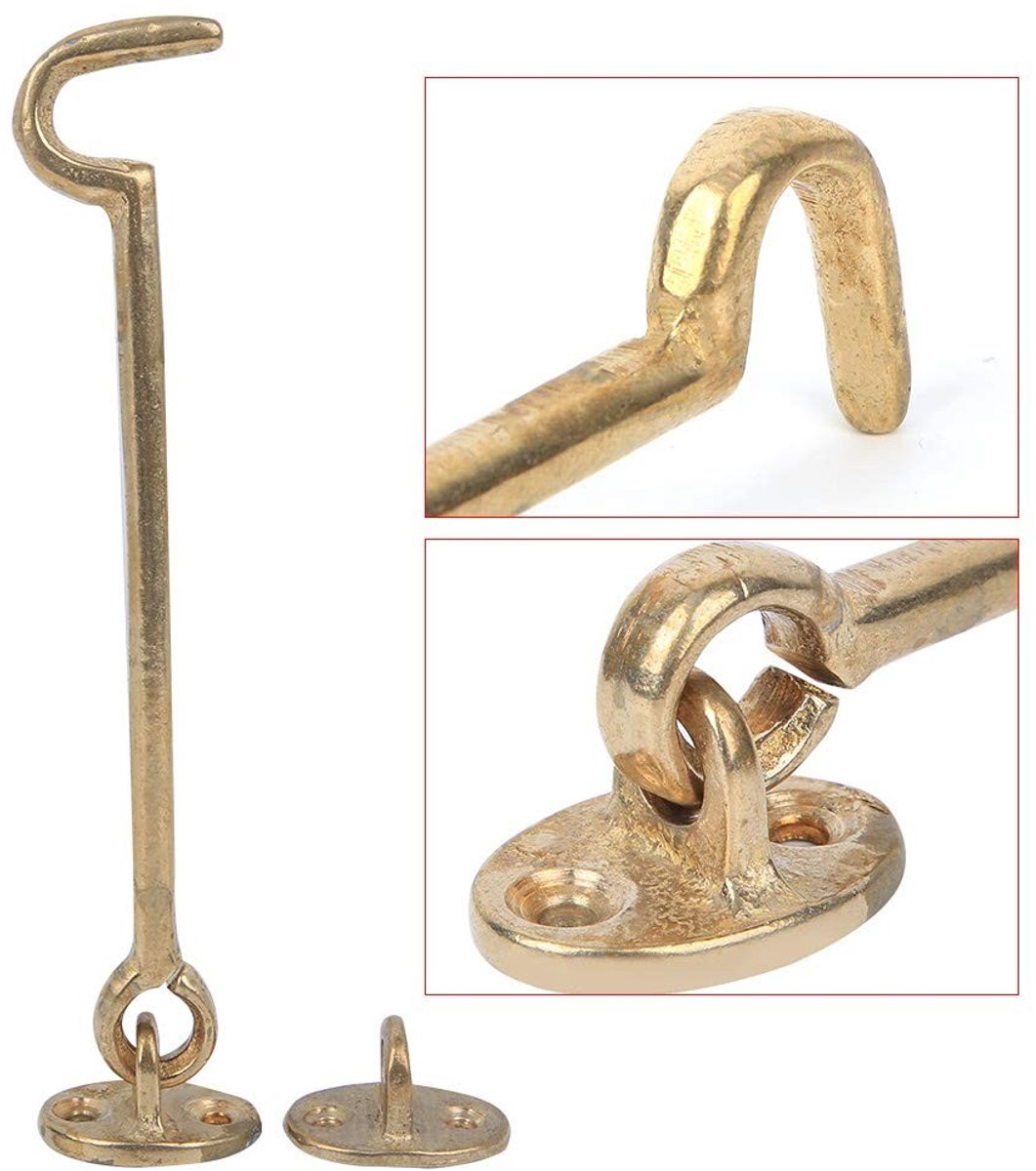 Dailygoods- Raamvergrendelingen Roestbestendig - Raambeveiliging Inbraak - Raambegrenzer - Raamgrendel - Vensterbeveiliging - Antiek Design