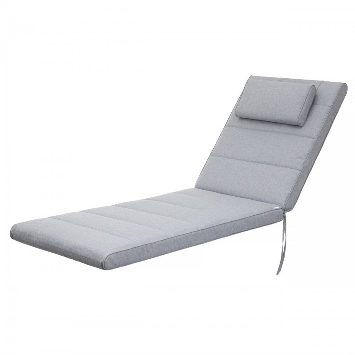 Tuinkussen Ligkussen Ligbed Alicante Grijs - Waterafstotend - 7cm Dik- Duurzaam - Multifunctioneel- Massief Schuim